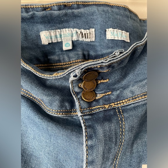 YMI mid rise Bermuda jean shorts size 18 NWT - Picture 5 of 7